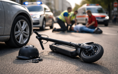 Accidente con patinete eléctrico o VMP: qué hacer, quién paga y cómo reclamar